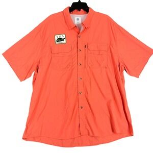 Turtle Survival Alliance Shirt Mens 3XL Orange Nepallo‎ TSA Reptile Performance